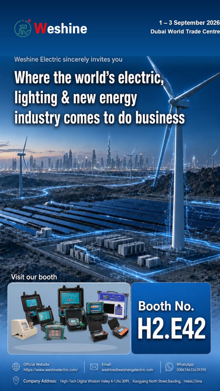 Weshine Electric ще участва в Middle East Energy 2026 в Дубай